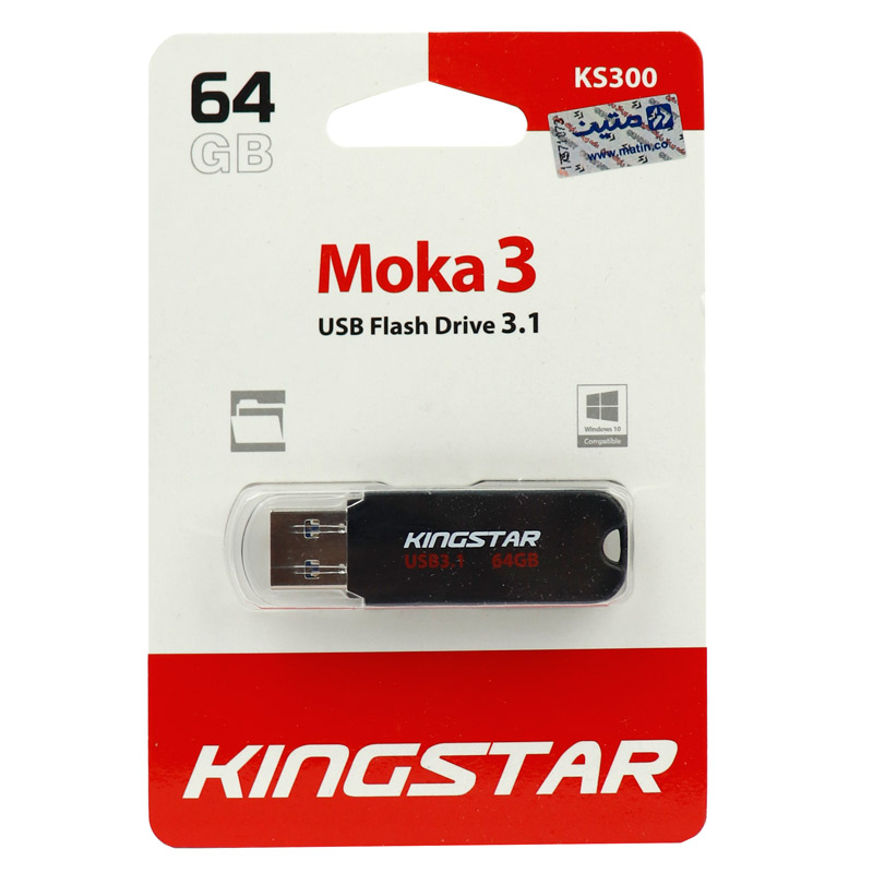فلش 64 گیگ کینگ استار KingStar Moka 3 KS300 USB3.1