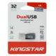 فلش 32 گیگ کینگ استار KingStar DualUSB S20 OTG