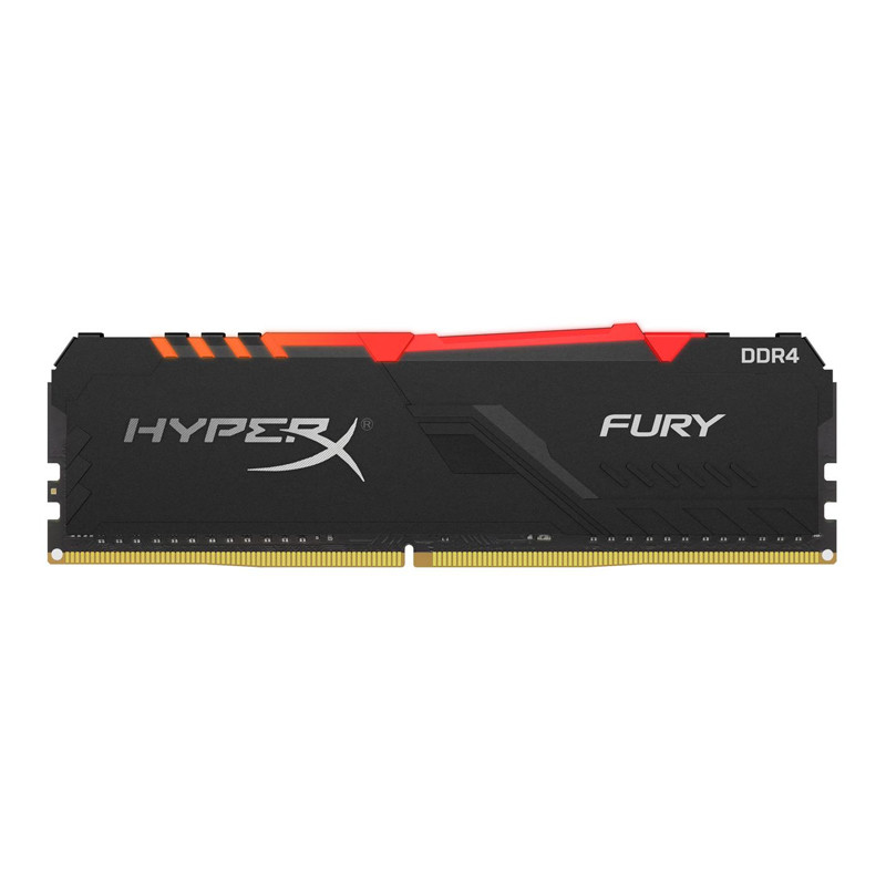 رم کامپیوتر HyperX FURY RGB DDR4 16GB 3200MHz CL16 Dual
