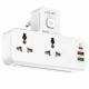 چند راهی 2 خانه الدینیو SC2311 + شارژر USB و Type-C