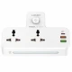 چند راهی 2 خانه الدینیو SC2311 + شارژر USB و Type-C