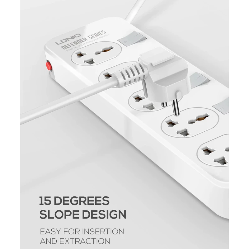 چند راهی 5 خانه الدینیو SC5006 با کابل 2 متری