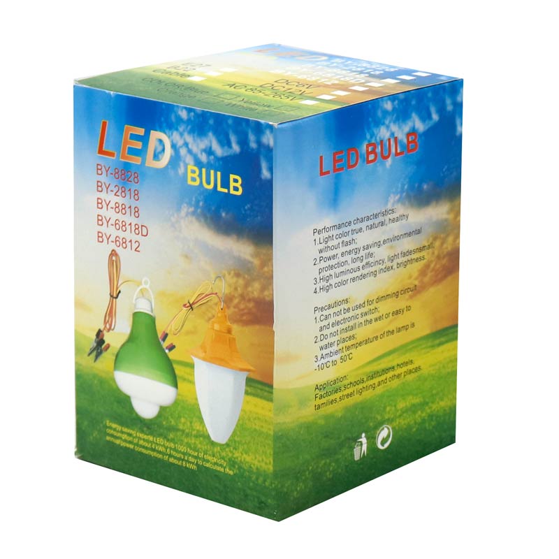 چراغ ماشینی طرح دار 18 وات LED Bulb BY-6818D