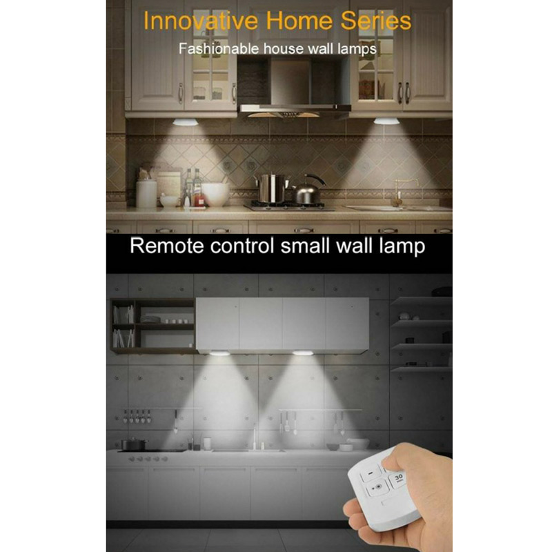 لامپ هالوژنی باتری خور 3 تایی LED Light 5W COB + ریموت کنترل