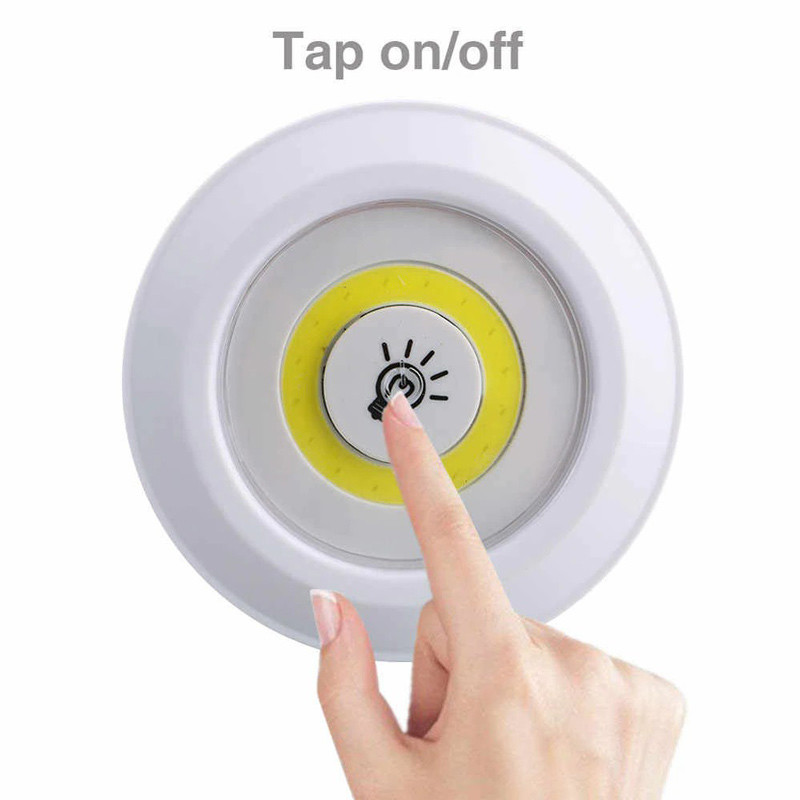 لامپ هالوژنی باتری خور ۳ تایی LED Light COB + ریموت کنترل