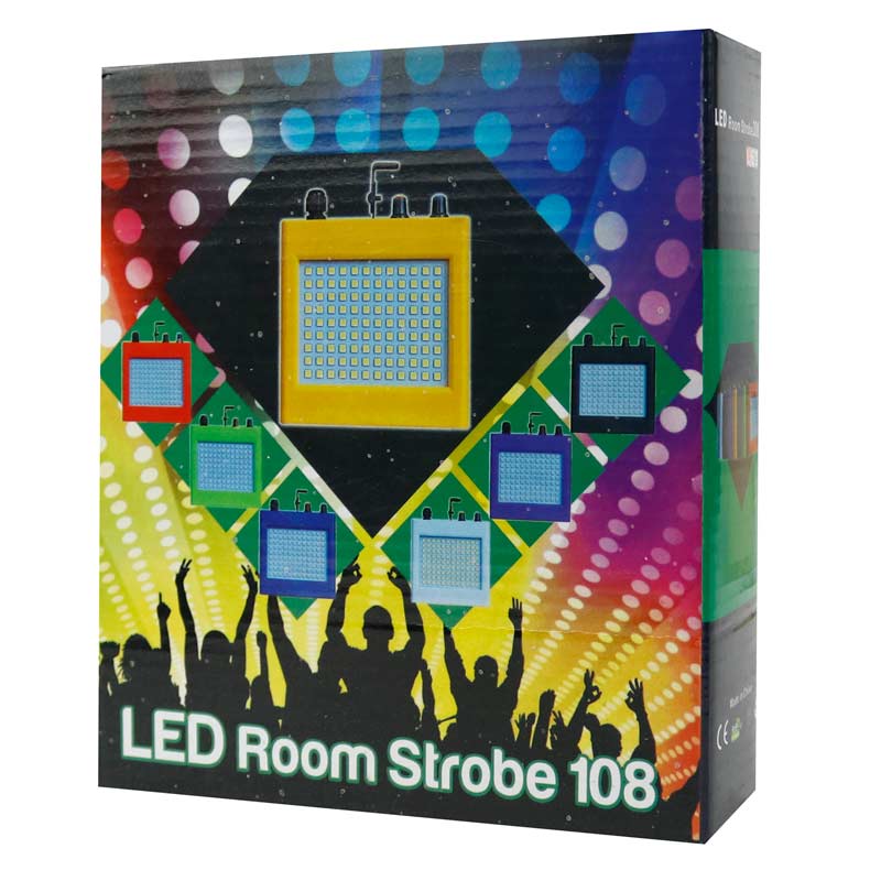 چراغ رقص نور LED Room Strobe 108 RGB