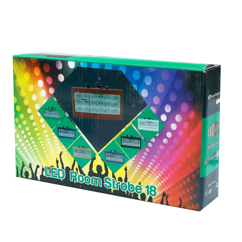 چراغ رقص نور 18 LED Room Strobe نور رنگی