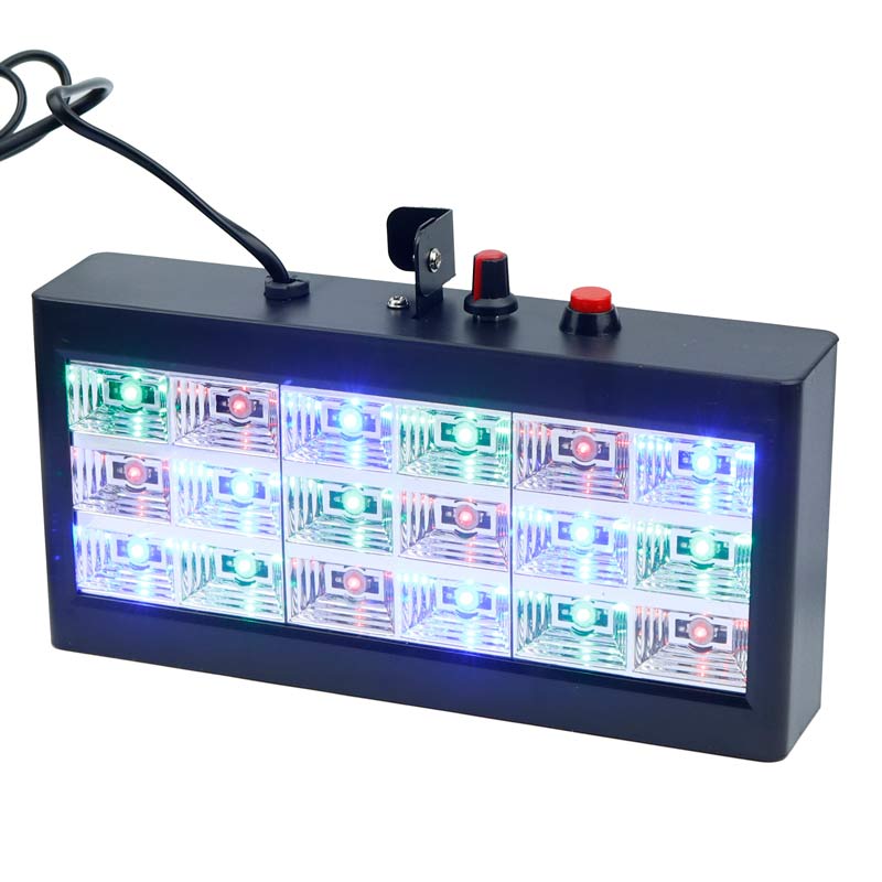 چراغ رقص نور 18 LED Room Strobe نور رنگی