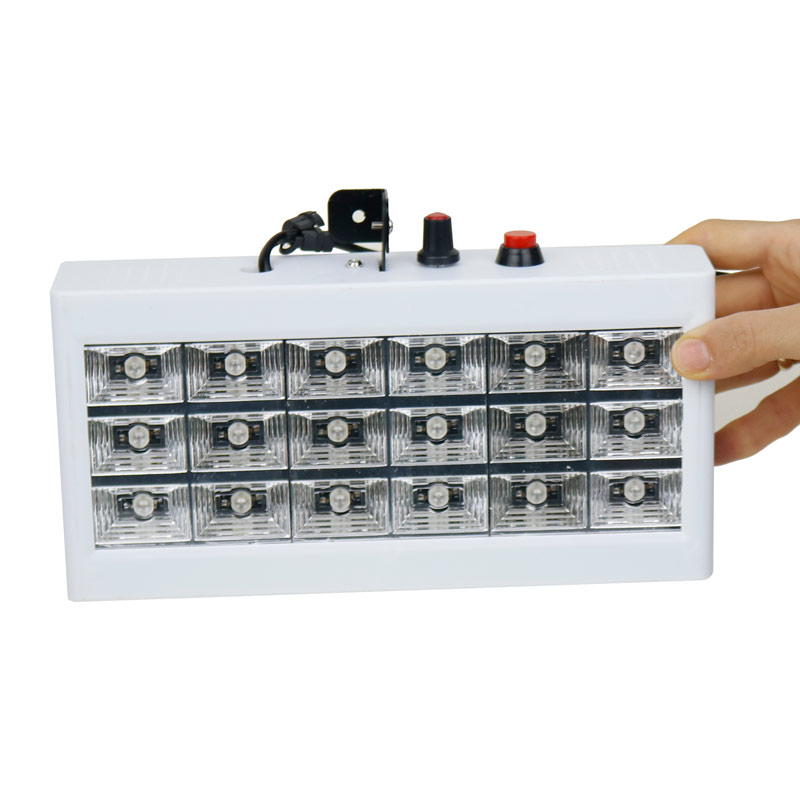 چراغ رقص نور 18 LED Room Strobe نور رنگی