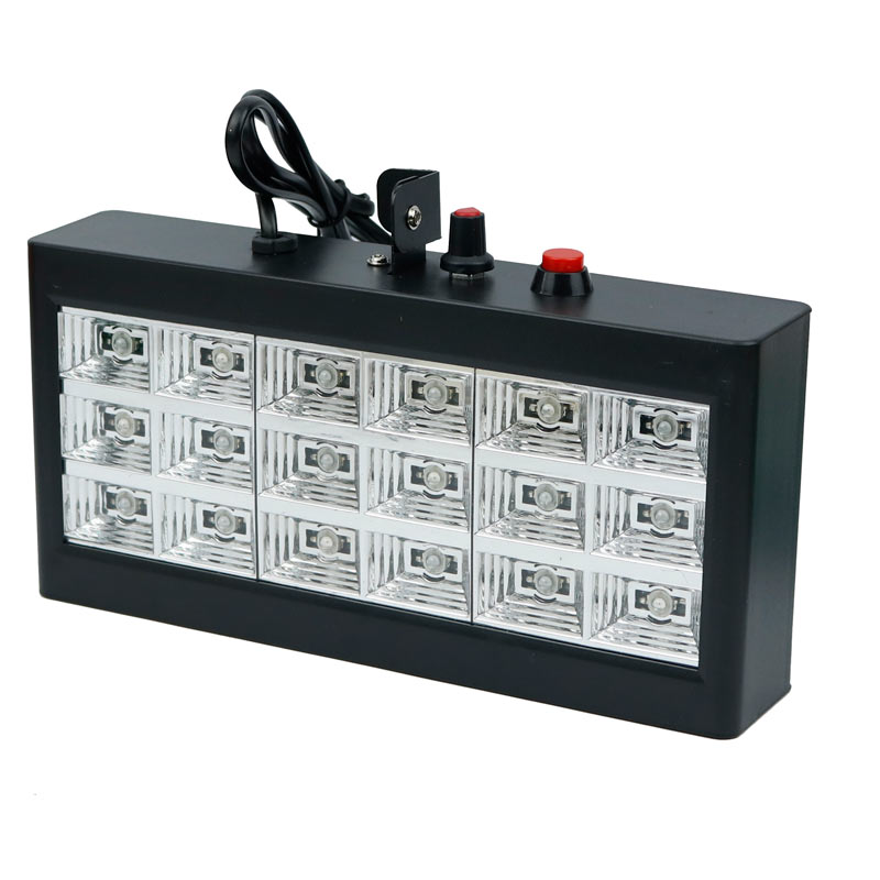 چراغ رقص نور 18 LED Room Strobe نور رنگی