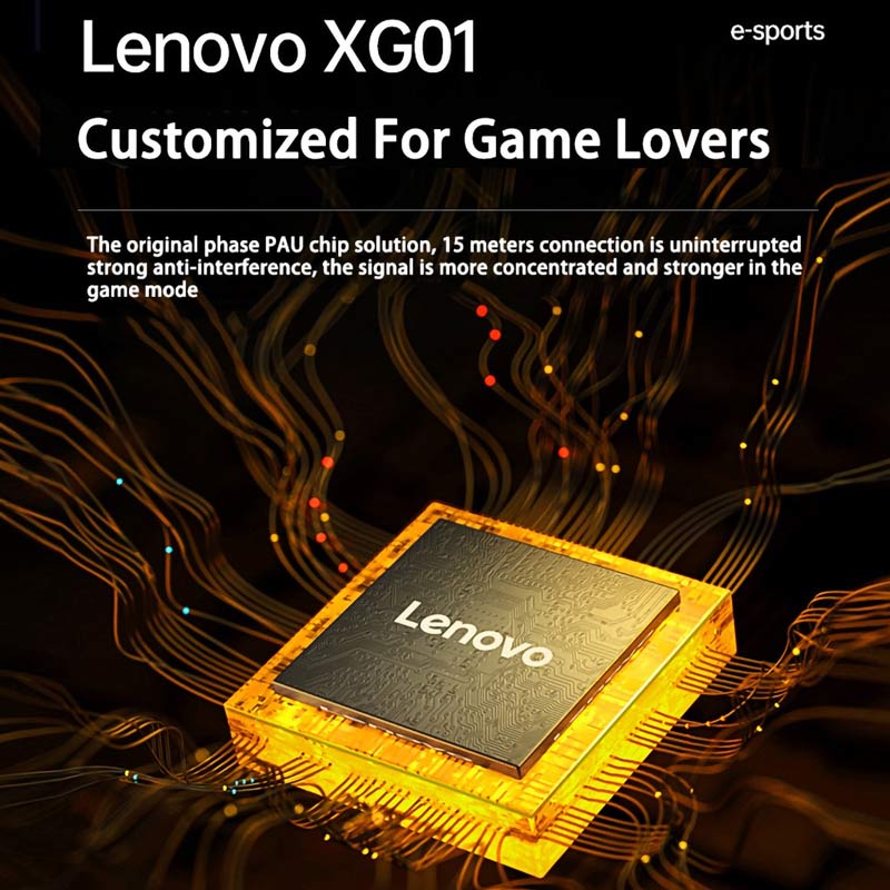 هندزفری بلوتوثی گیمینگ لنوو XG01
