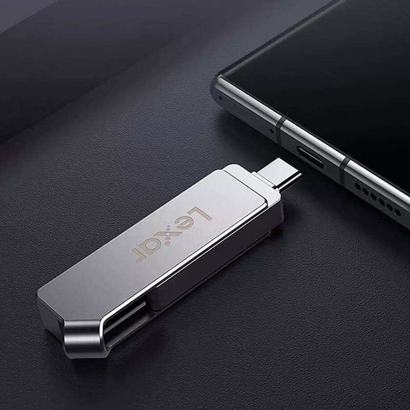 فلش 128 گیگ لکسار Lexar JumpDrive D30c OTG Type-C USB3.1