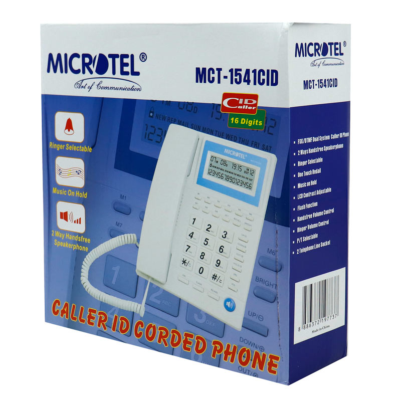 تلفن رومیزی میکروتل MICROTEL MCT-1541CID