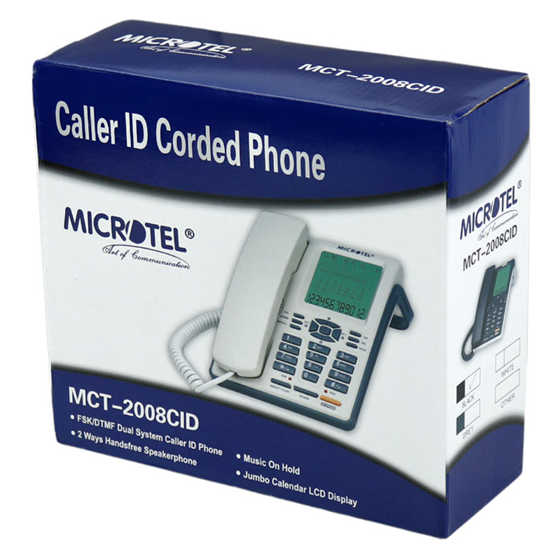تلفن رومیزی میکروتل MICROTEL MCT-2008CID