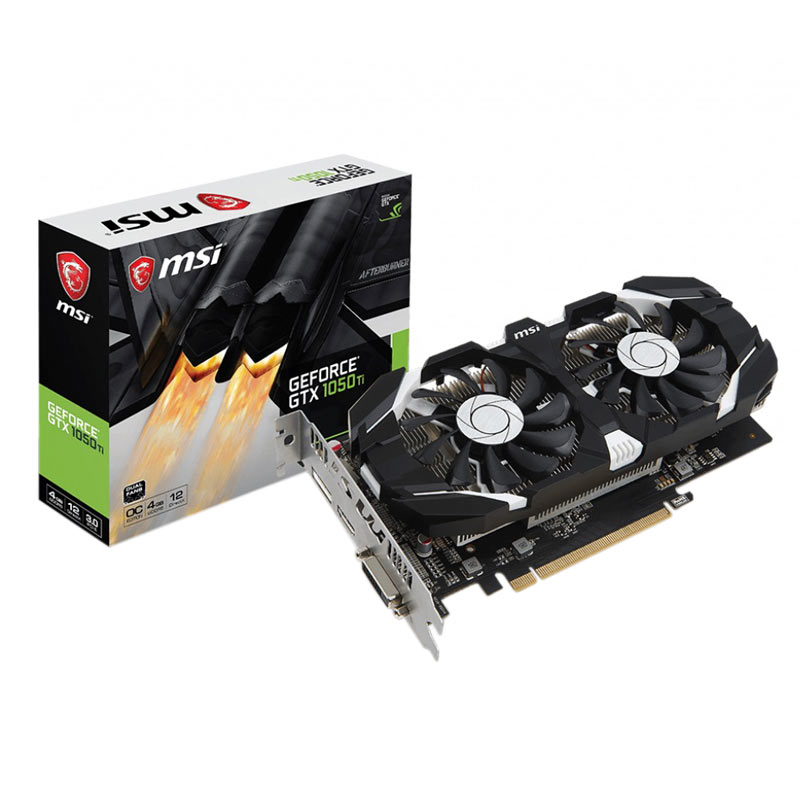 کارت گرافیک MSI GeForce GTX 1050 Ti 4GT OCV1 GDDR5 128Bit