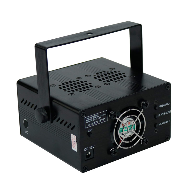 لیزر رقص نور اسپیکر دار Mini Laser Stage Lighting SN-022M + ریموت کنترل