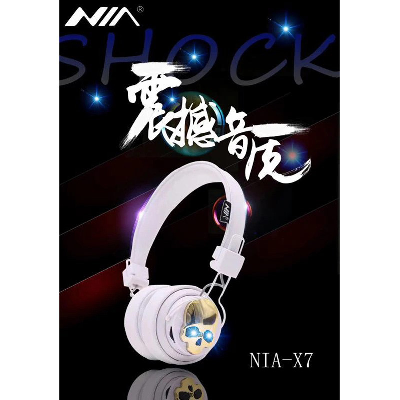 هدفون بلوتوثی رم خور نیا NIA X7