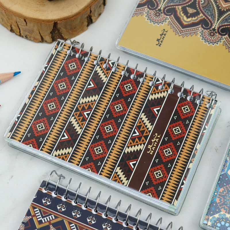 دفترچه یادداشت 100 برگ Nahal Alma کد 7324 بغل بازشو