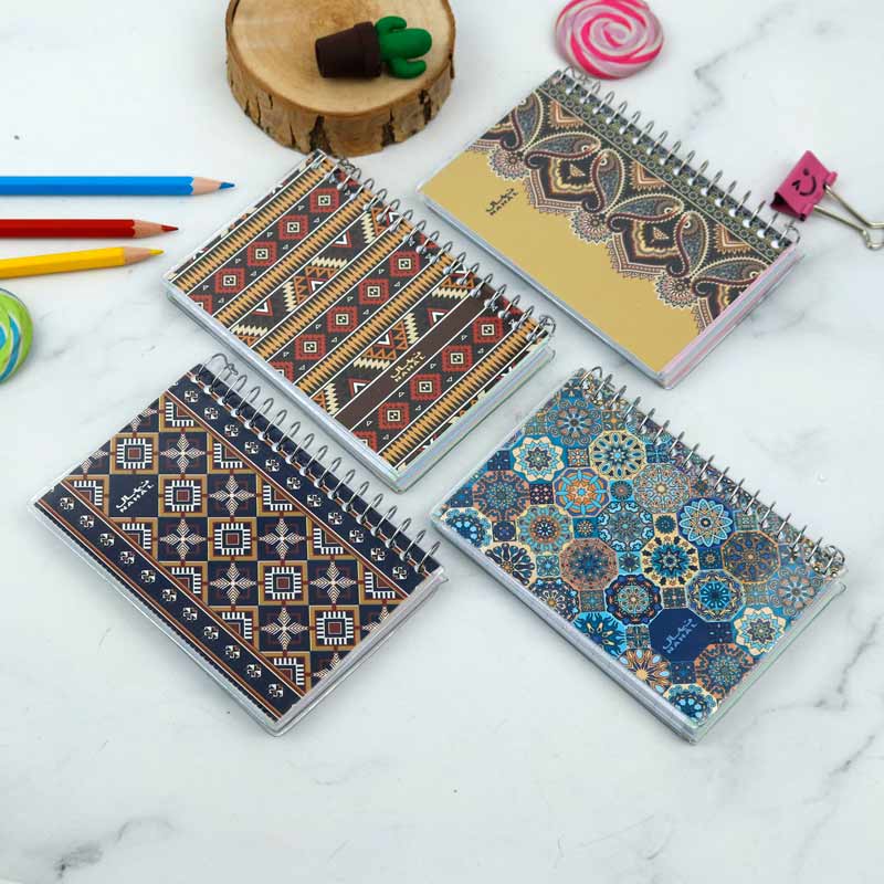 دفترچه یادداشت 100 برگ Nahal Alma کد 7324 بغل بازشو