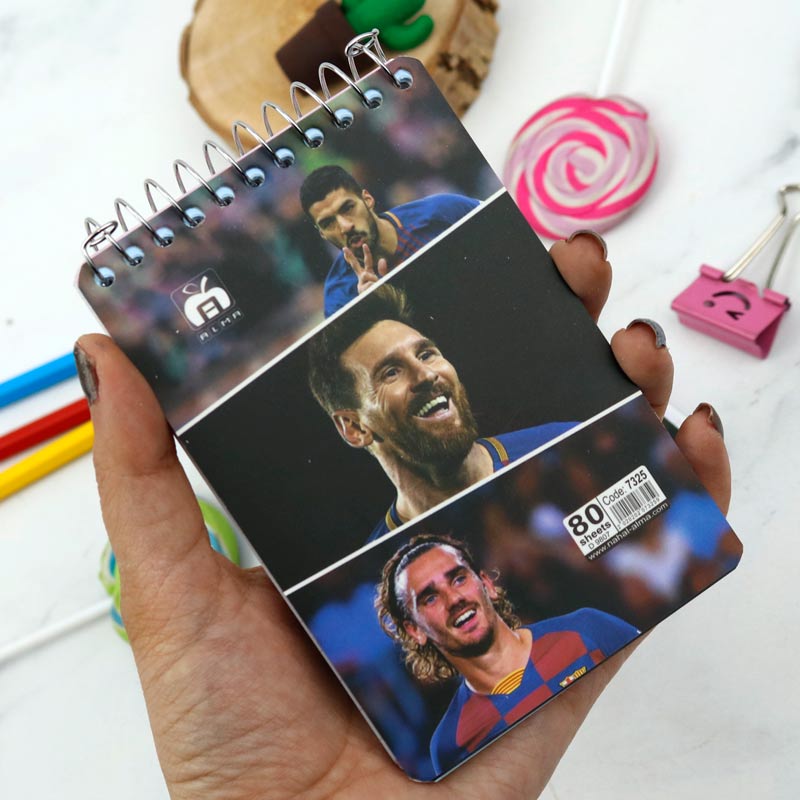 دفترچه یادداشت 80 برگ Nahal Alma کد 7325 بالا بازشو