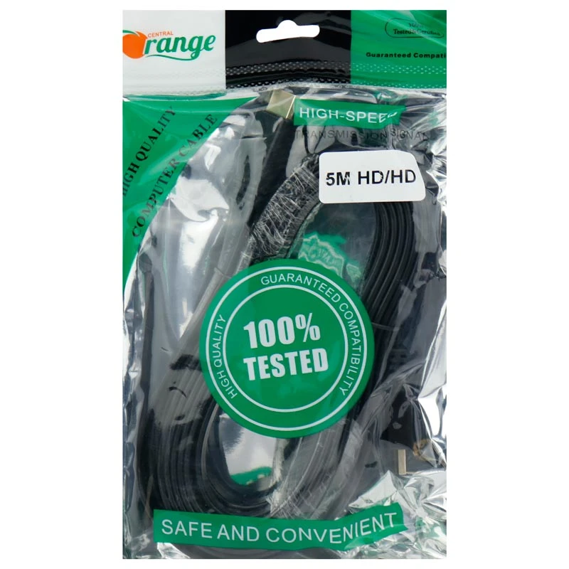 کابل HDMI اورنج Flat طول 5 متر