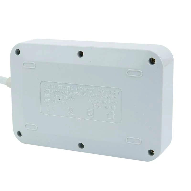 چند راهی 3 خانه اورنج OR-T21 با کابل 2 متری + شارژر USB