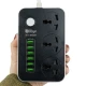 چند راهی 3 خانه اورنج OR-T21 با کابل 2 متری + شارژر USB