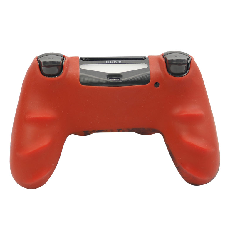 روکش دسته بازی PS4 طرح فانتزی دختر و هیولا زمینه قرمز