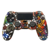 روکش دسته بازی PS4 طرح فانتزی حروف انگلیسی
