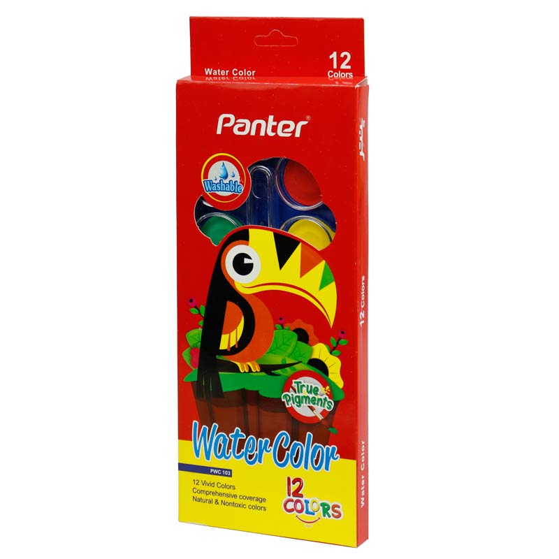 آبرنگ 12 رنگ پنتر Panter PWC103