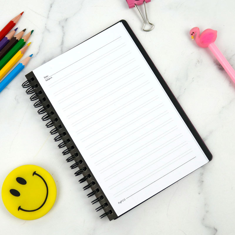 دفترچه یادداشت 100 برگ 2 خط پاپکو Papco NB-643BC بغل بازشو