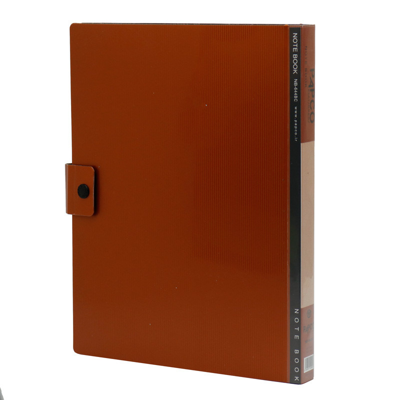 دفتر کلاسوری 100 برگ دکمه دار متالیک پاپکو Papco NB-644BC