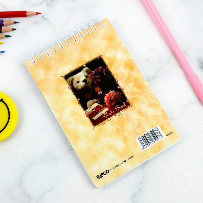 دفترچه یادداشت 100 برگ طرحدار پاپکو Papco NB-649-G بالا بازشو