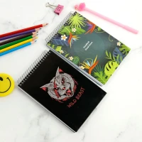 دفترچه یادداشت 80 برگ طرحدار پاپکو Papco PN-6118 بالا بازشو