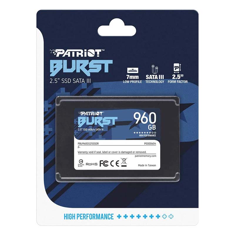 حافظه SSD پاتریوت Patriot Burst 960GB