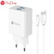 شارژر دیواری ProOne PWC525 2Port 3A 15W + کابل میکرو یو اس بی