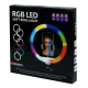 رینگ لایت پایه دار 10 اینچ RGB LED CXB-RGB260