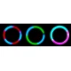رینگ لایت پایه دار 10 اینچ RGB LED CXB-RGB260
