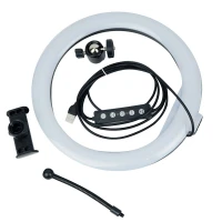 رینگ لایت پایه دار 10 اینچ RGB LED CXB-RGB260