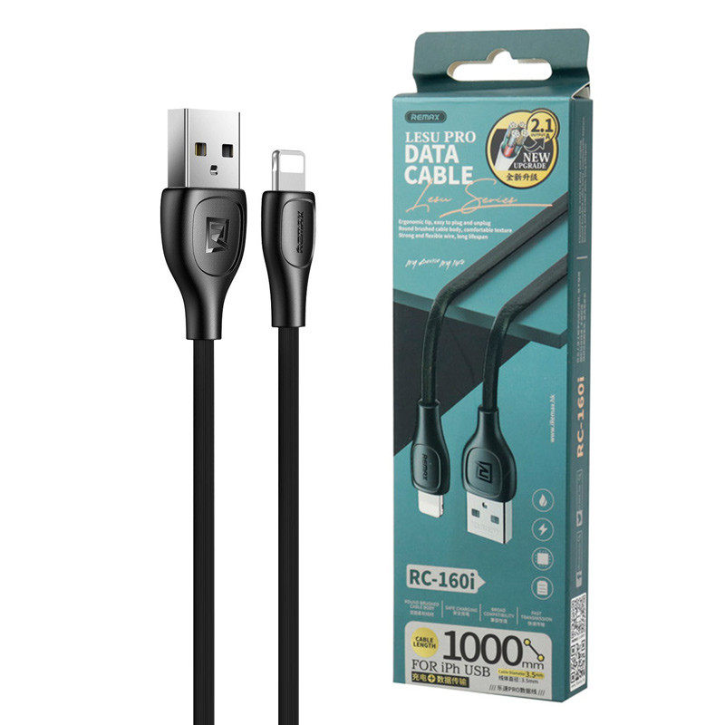 کابل آیفونی Remax RC-160i 2.1A 1m