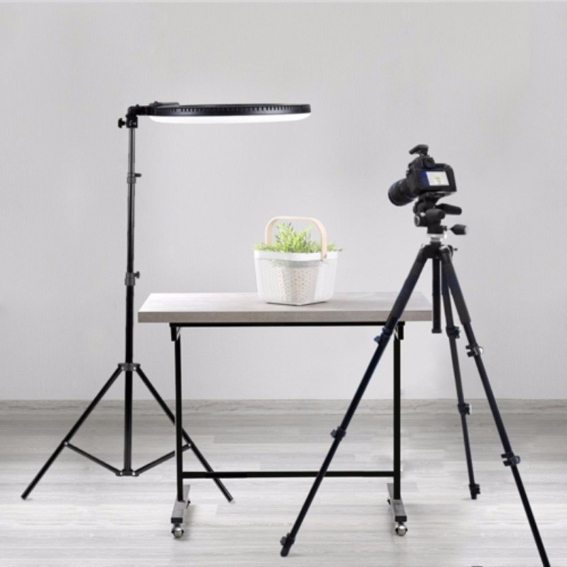 رینگ لایت پایه دار 12 اینچ Dimmable Portable