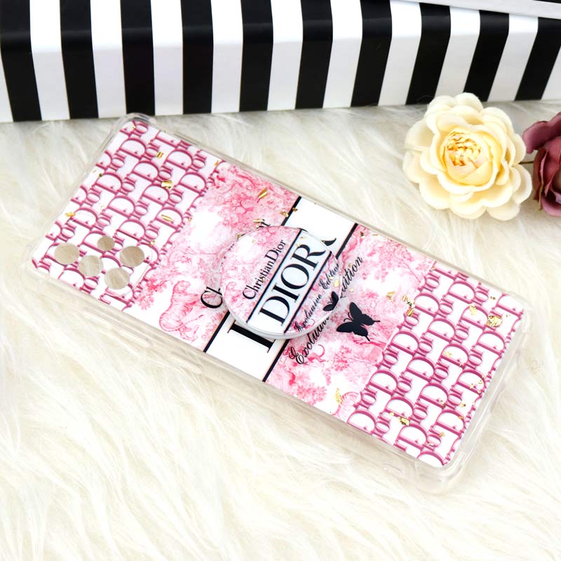 قاب محافظ لنزدار رزین طرح Dior پاپ سوکت دار Samsung A51