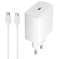 شارژر دیواری فست شارژ Samsung EP-TA845 3A PD 45W Type-C + کابل Type-C شرینک