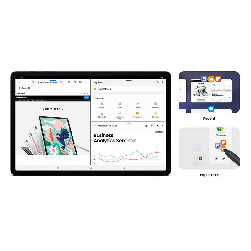 تبلت سامسونگ "Samsung Galaxy Tab S7 FE SM-T735 LTE 64GB 12.4