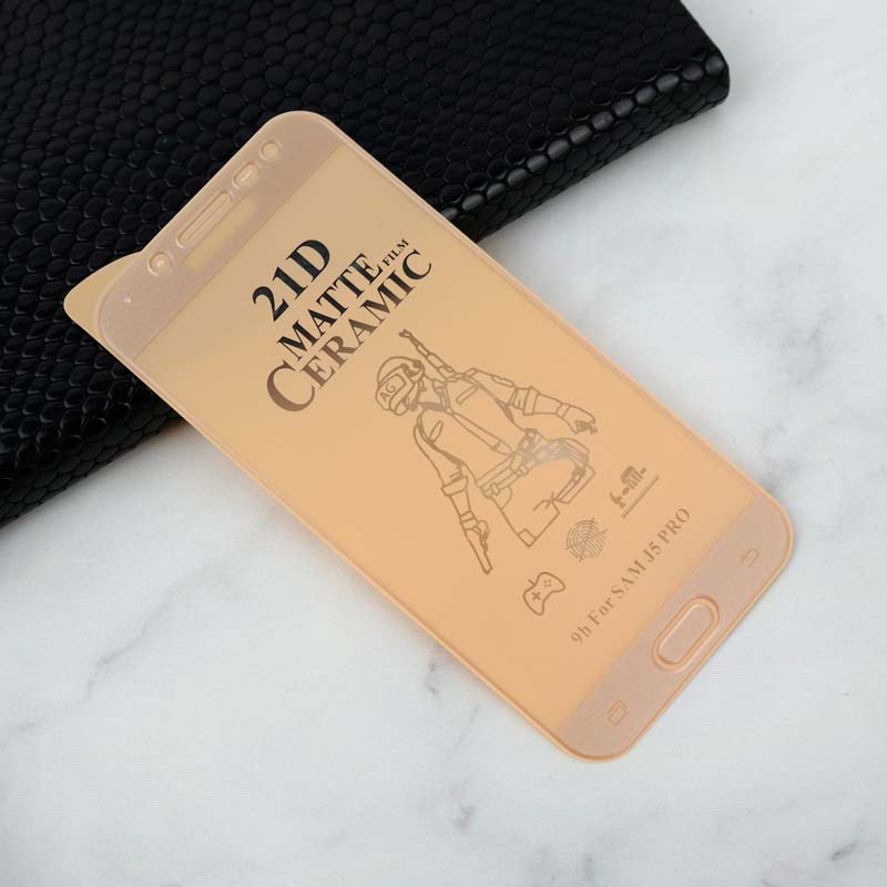 گلس مات PMMA سرامیکی Samsung J5 Pro طلایی