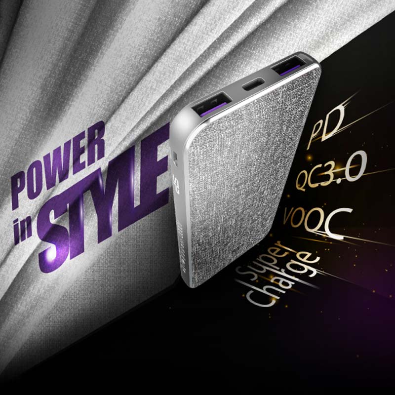 پاوربانک فست شارژ 10000 سیلیکون پاور Silicon Power QP77 QC3 PD