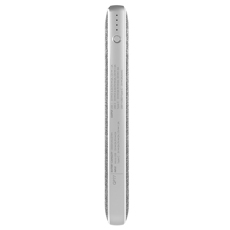 پاوربانک فست شارژ 10000 سیلیکون پاور Silicon Power QP77 QC3 PD