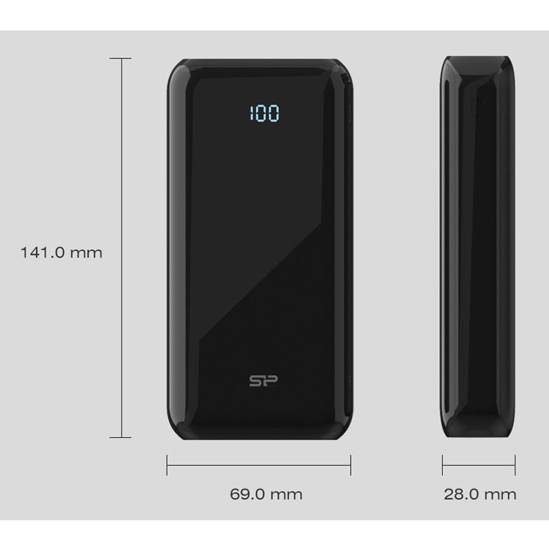 پاور بانک فست شارژ 20000 سیلیکون پاور Silicon Power QS28 QC3 PD 18W