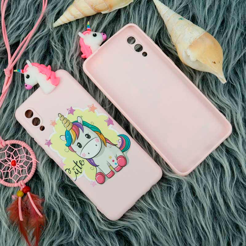 قاب سیلیکونی محافظ لنزدار یونیکورن Samsung A02