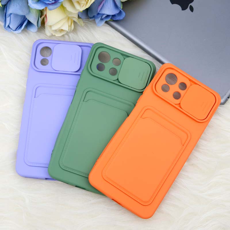 قاب سیلیکونی جاکارتی دار محافظ لنزکشویی Xiaomi Mi 11 Lite